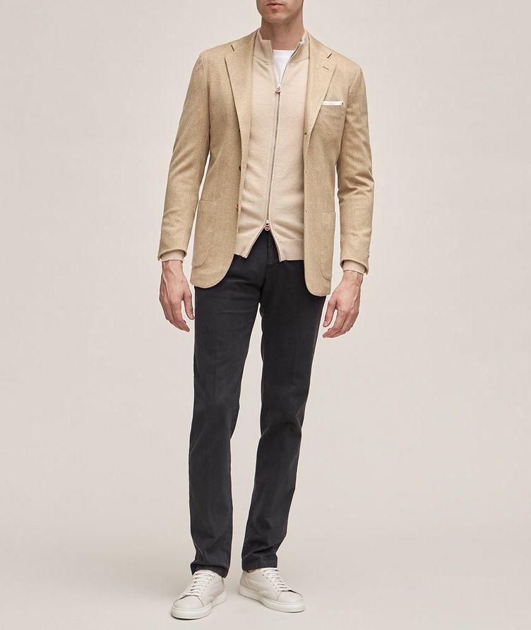 Herringbone Cashmere Sport Jacket image 4