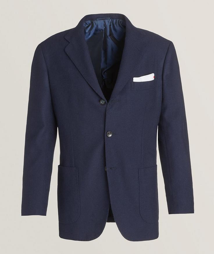 Kiton Solid Cashmere Sport Jacket