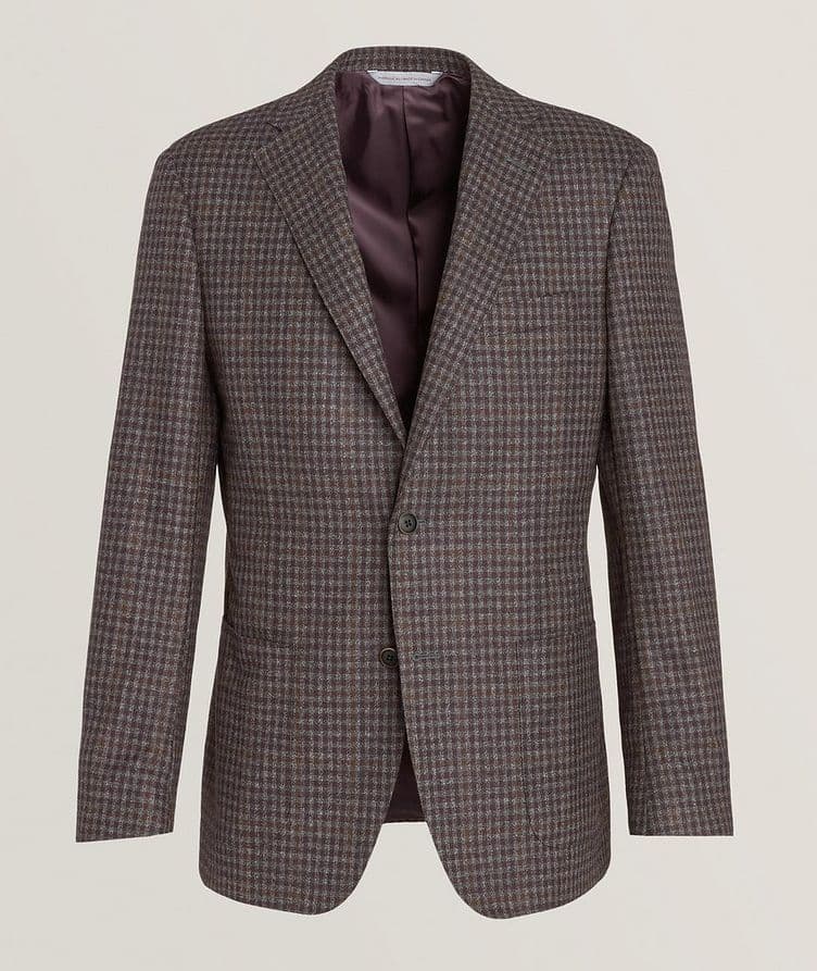 Cosmo Gingham Wool-Blend Sport Jacket image 0