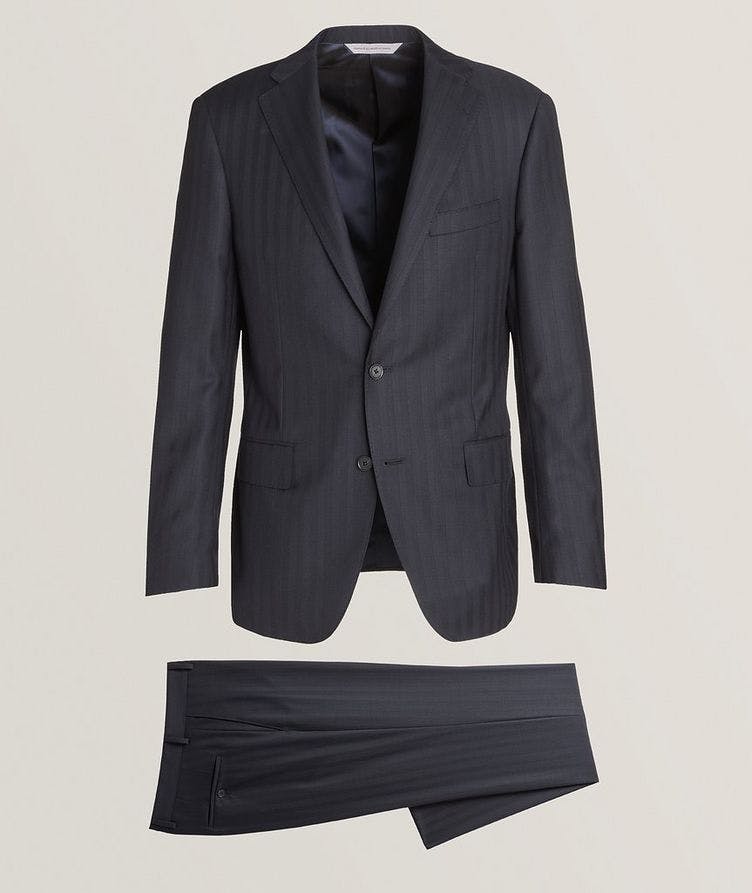 Wool Herringbone Suit image 0