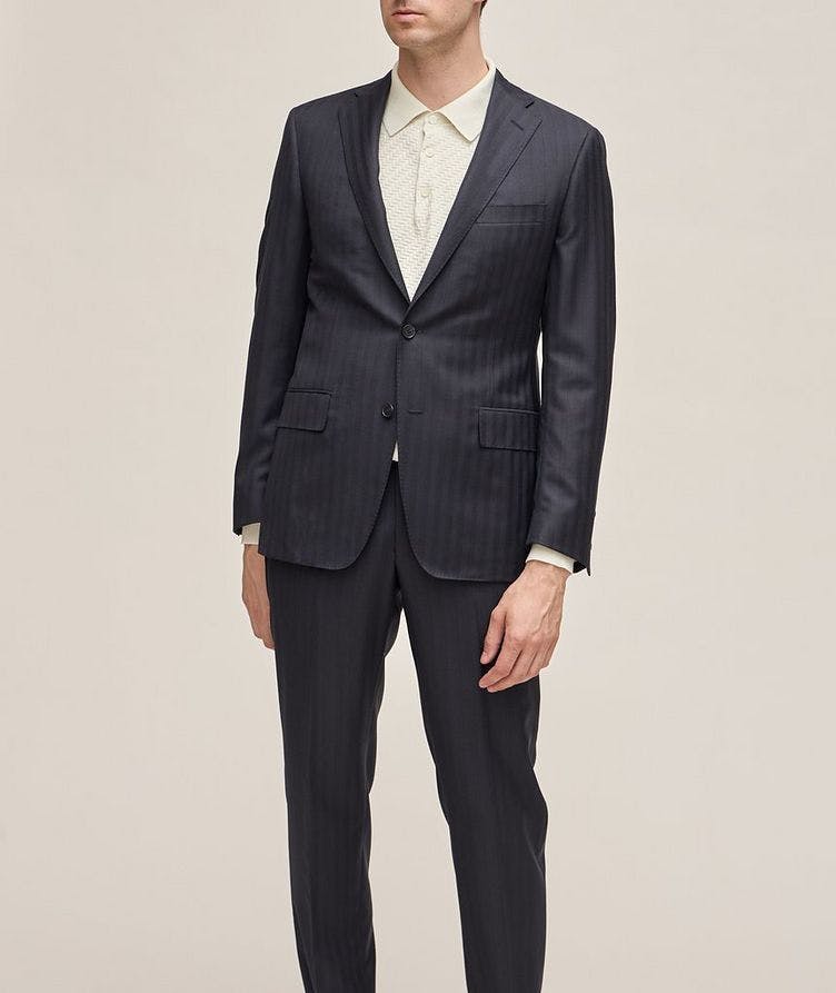 Wool Herringbone Suit image 1