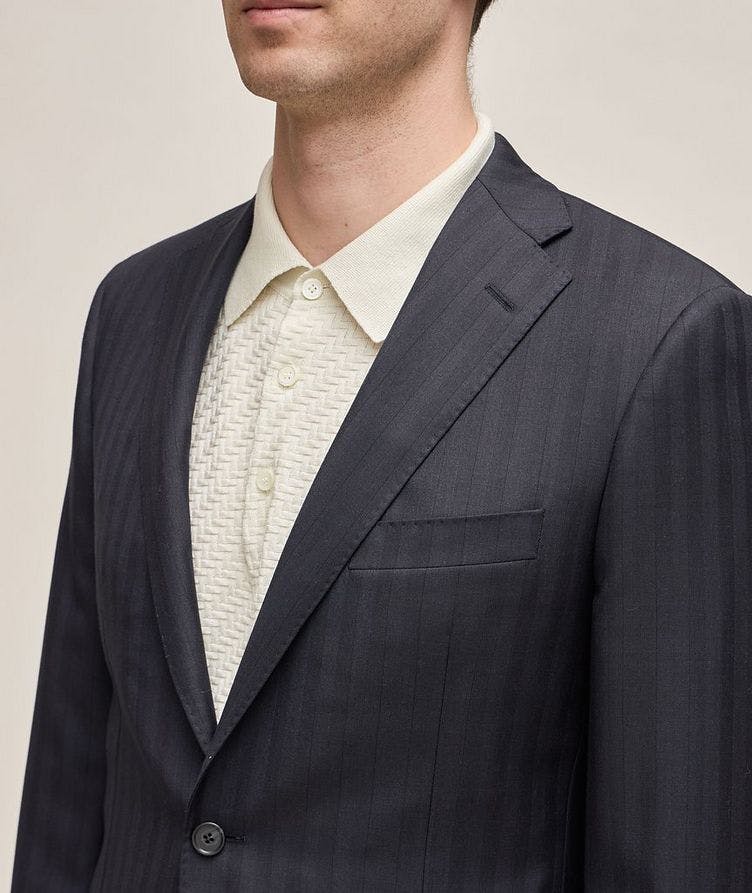 Wool Herringbone Suit image 3