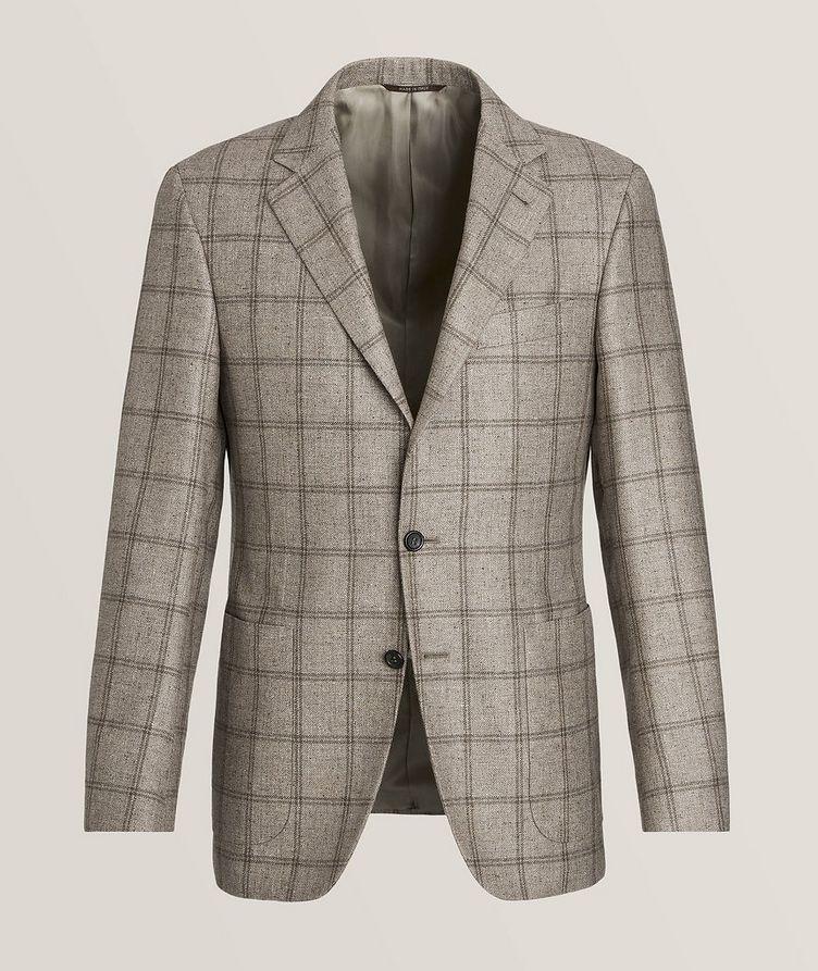 Kei Windowpane Silk-Wool Sport Jacket image 0