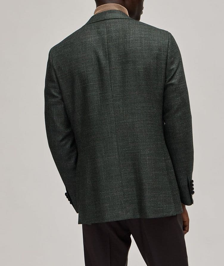 Kei Herringbone Wool, Silk & Cashmere Sport Jacket  image 2