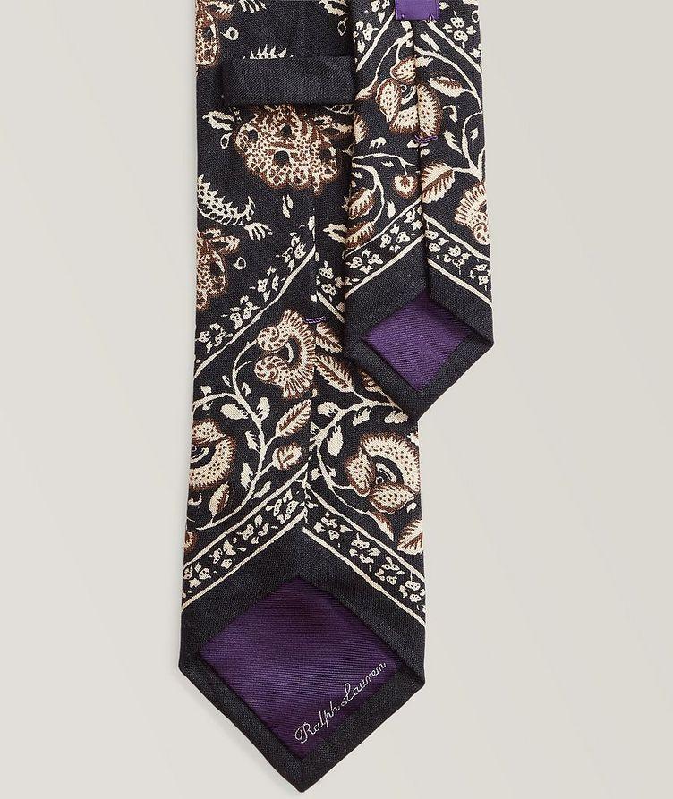 Chainlink Pattern Silk Tie image 1