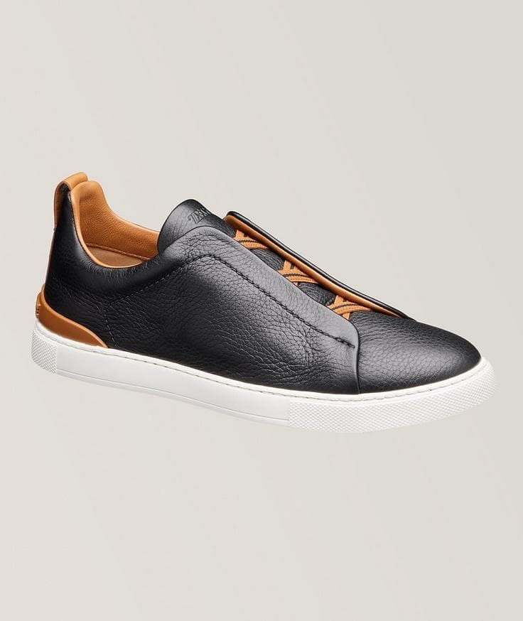 Zegna Flâneur sport en cuir, collection Triple Stitch