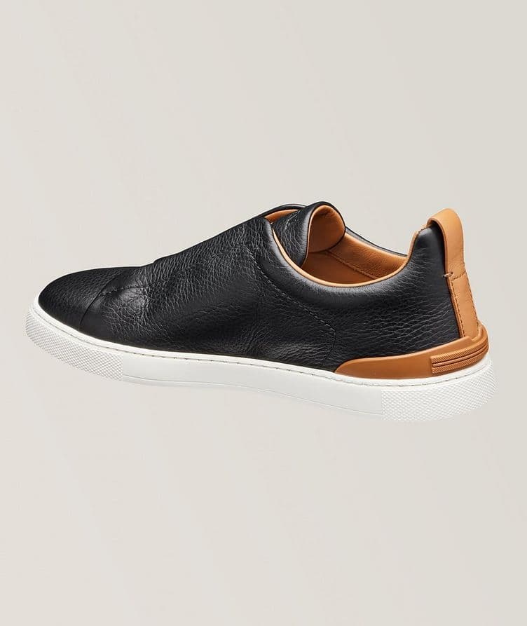 Leather Triple Stitch Sneakers image 1