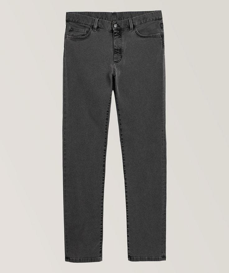 Zegna City Stretch-Cotton 5-Pocket Jeans