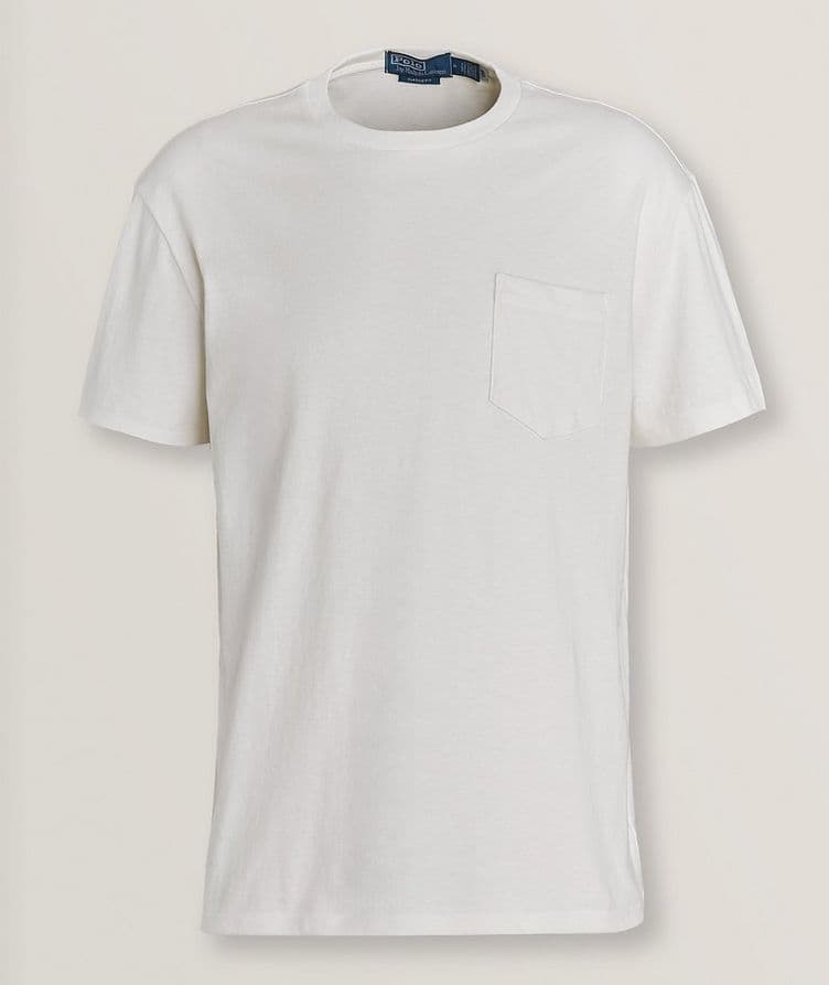 Garment-Dyed Cotton T-Shirt image 0