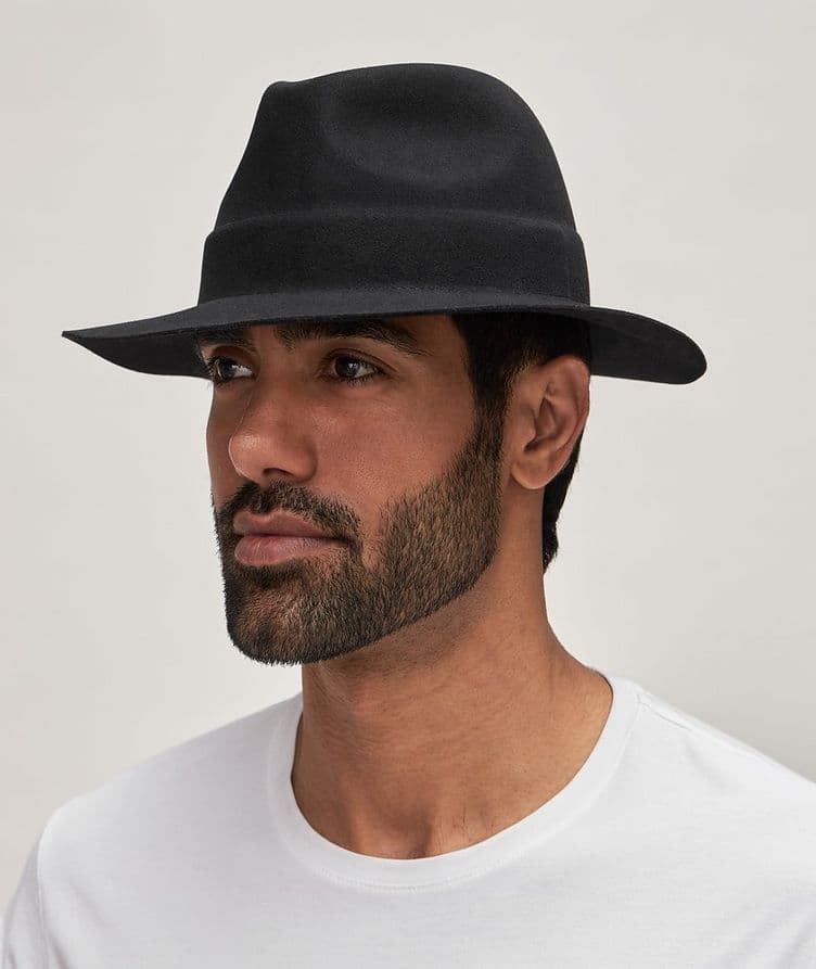 Steve Wool-Cashmere Felt Fedora image 1