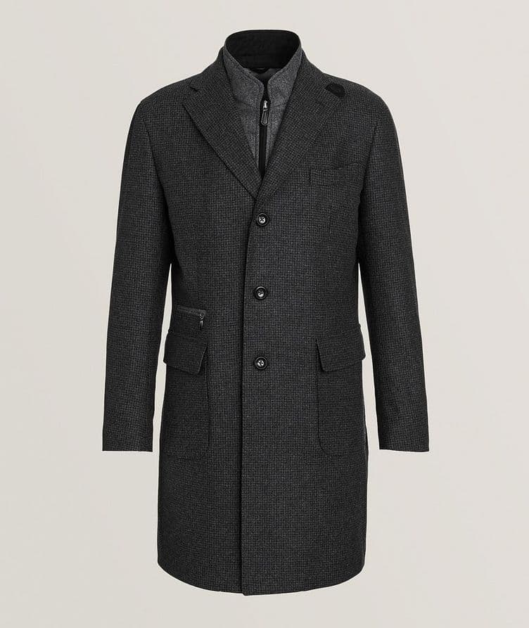 Insert Wool Houndstooth Coat image 0