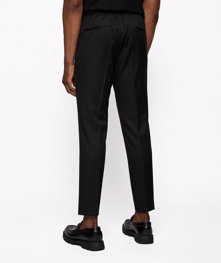 Serge Virgin Wool Drawstring Dress Pants image 3