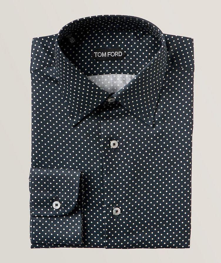 Chemise décontractée en lyocell à pois image 0