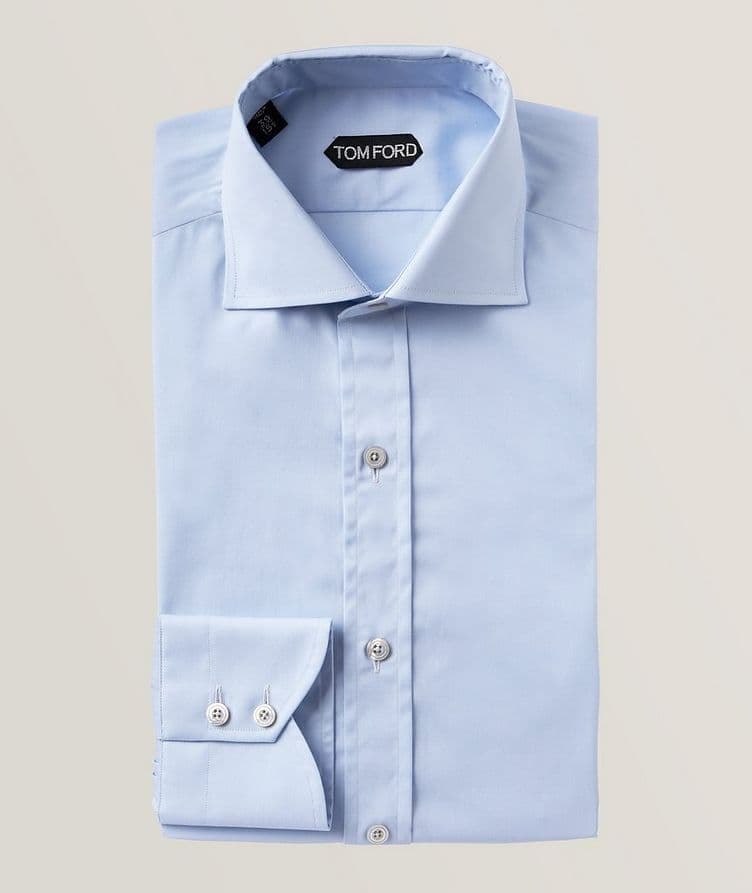 Slim-Fit Poplin Dress Shirt image 0