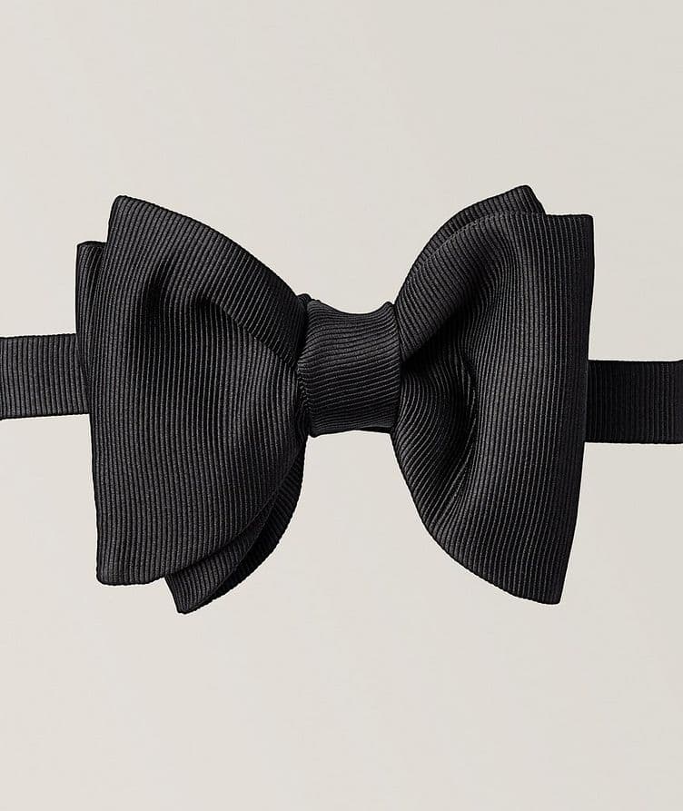 Large Gros Grain Satin Bow Tie image 0