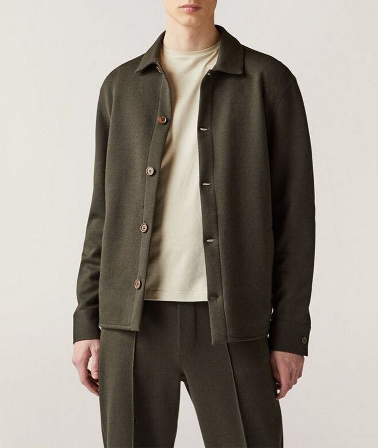 Whitney Cotton, Silk & Cashmere Overshirt image 1