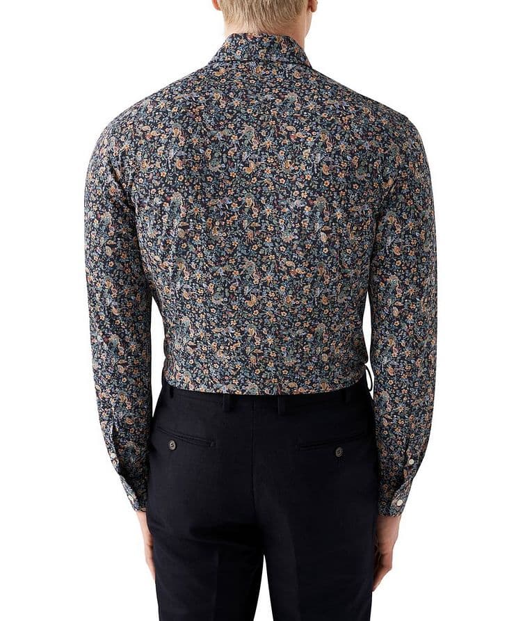 Slim Fit Floral Print Four-Way Stretch Shirt image 2