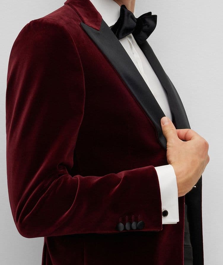 Hutson Velvet Cotton Tuxedo Jacket image 3