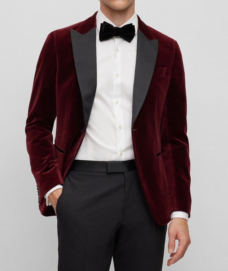 Hutson Velvet Cotton Tuxedo Jacket image 4