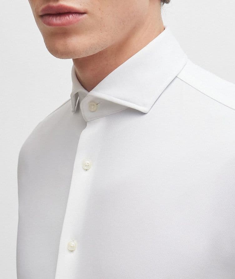 Slim-Fit Stretch-Fabric Dress Shirt image 3