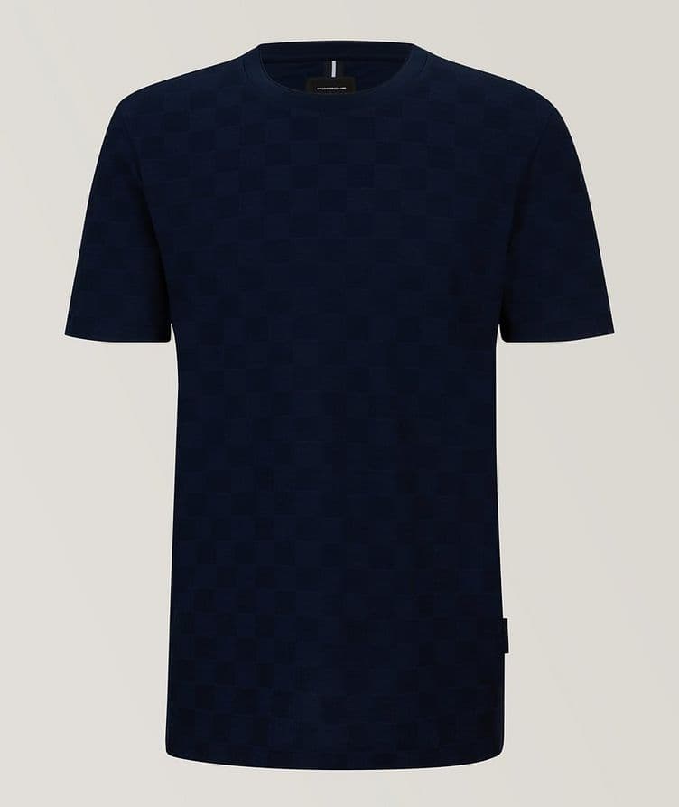 Porsche Collection Checkered Jacquard T-Shirt image 0