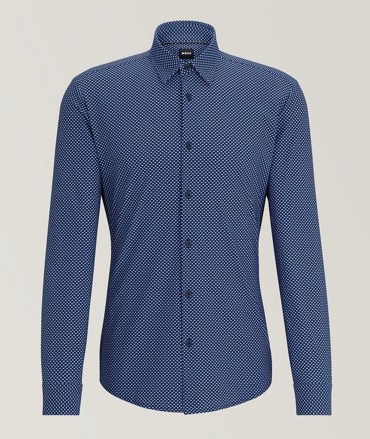 Geometric Performance-Stretch Sport Shirt image 0