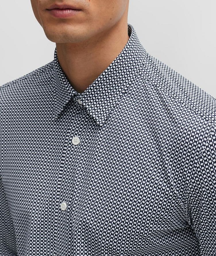 Geometric Performance-Stretch Sport Shirt image 3