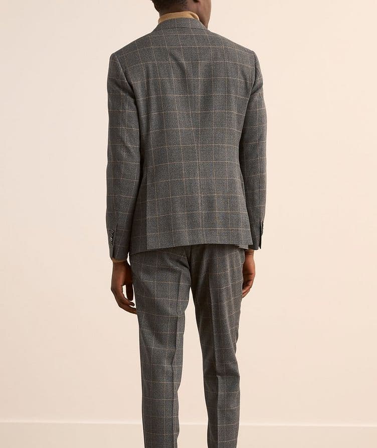 Windowpane Virgin Wool Suit  image 2