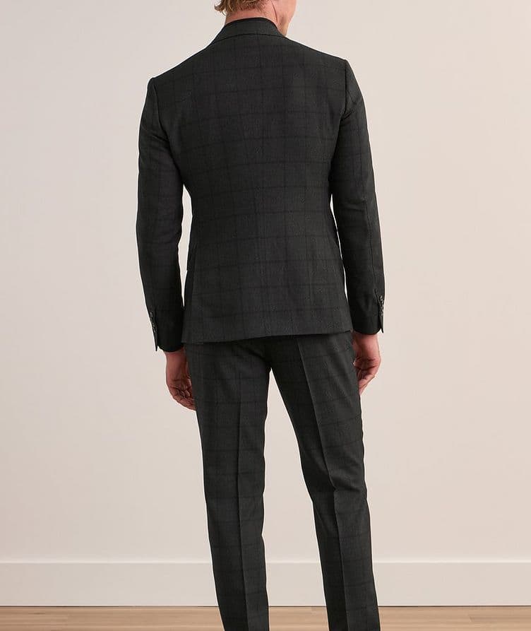 Tonal Windowpane Wool Melange Suit image 2