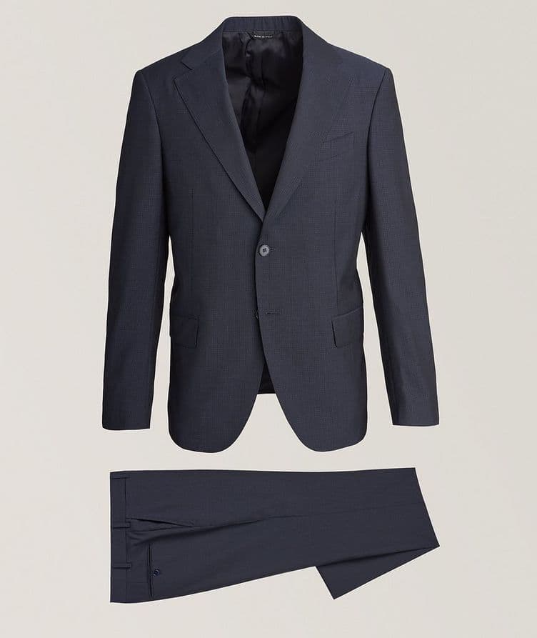 Tonal Micro Check Suit  image 0