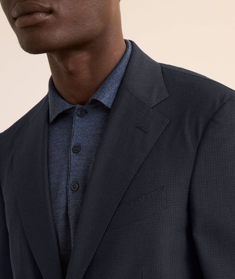 Tonal Micro Check Suit  image 3