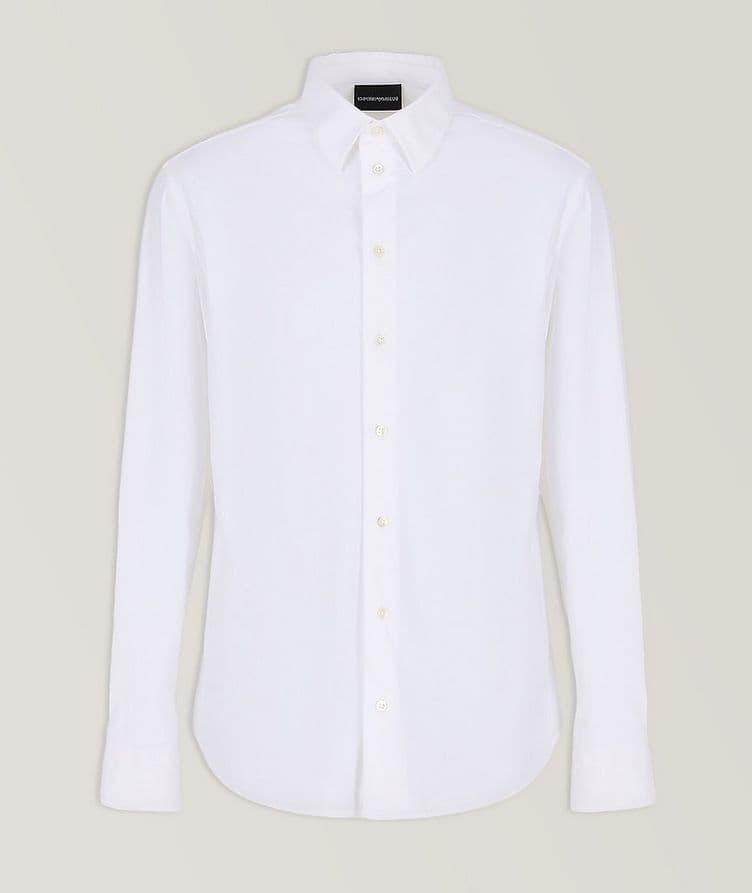 Solid Technical Stretch Sport Shirt image 0