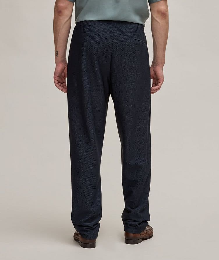 Honeycomb Knit Stretch-Polyamide Trousers image 2