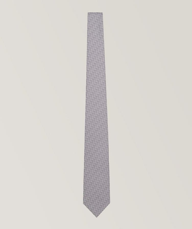 Weaved Design Jacquard Silk Tie  image 0