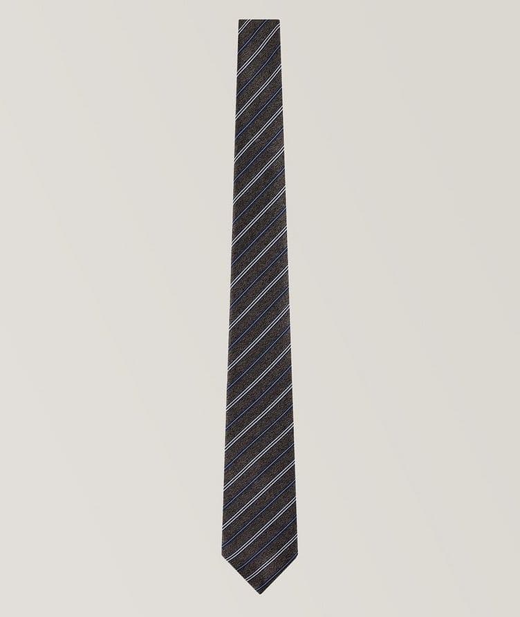 Striped Silk Tie image 0