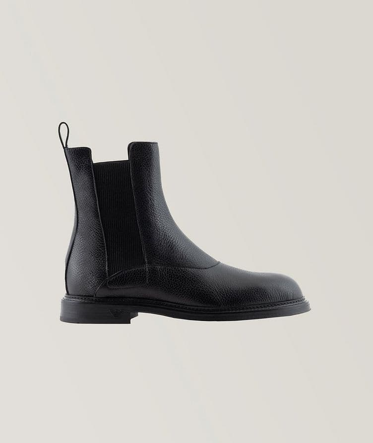 Grained Leather Chelsea Boots image 0