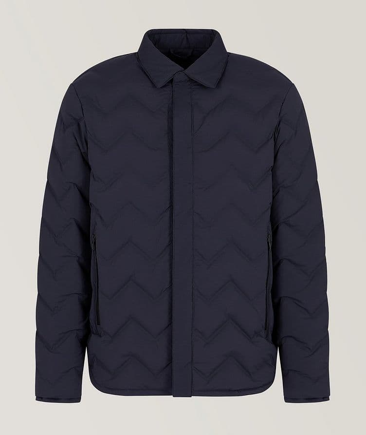 Quilted Chevron Down Jacket image 0