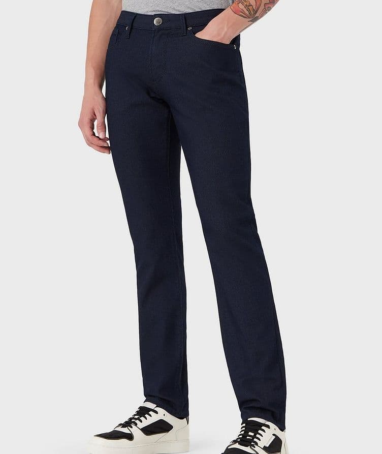 J06 Slim-Fit Cotton-Blend Trousers image 2