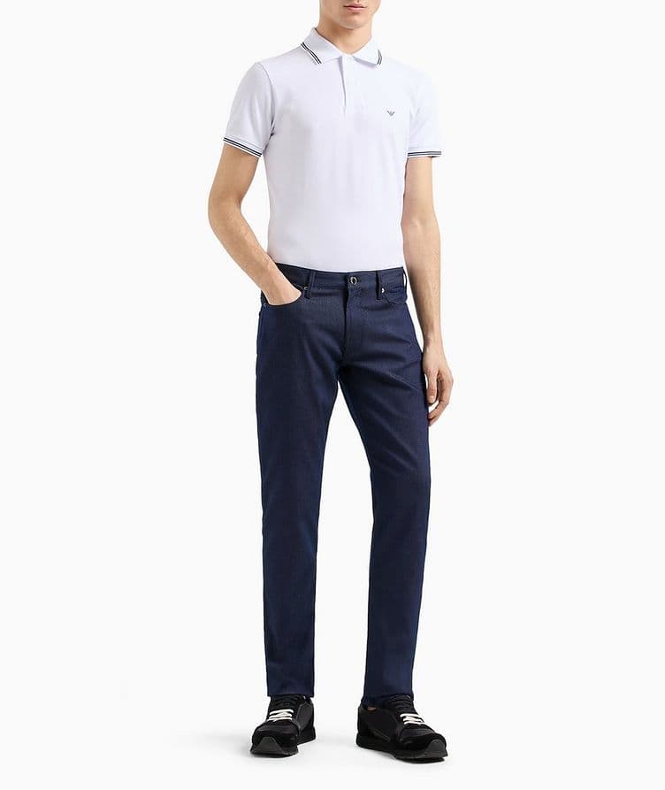 J06 Slim-Fit Cotton-Blend Trousers image 9