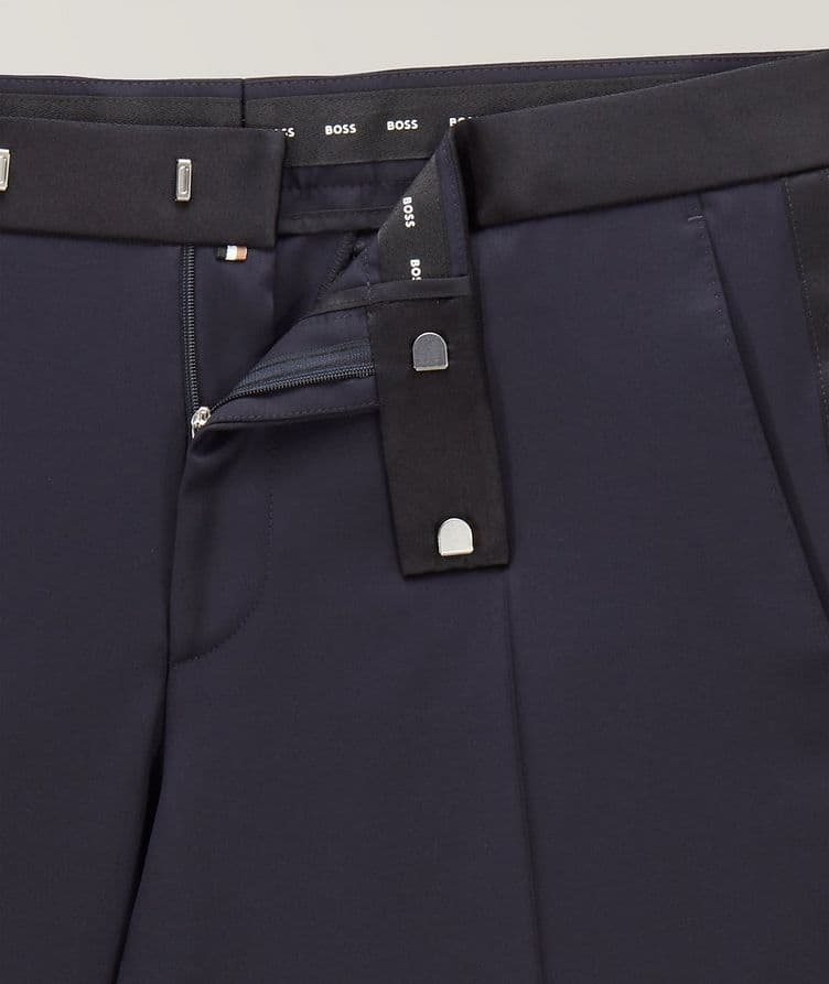 Slim-Fit Serge Virgin Wool Trousers image 1