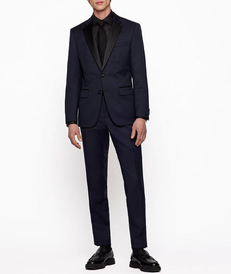 Slim-Fit Serge Virgin Wool Trousers image 5