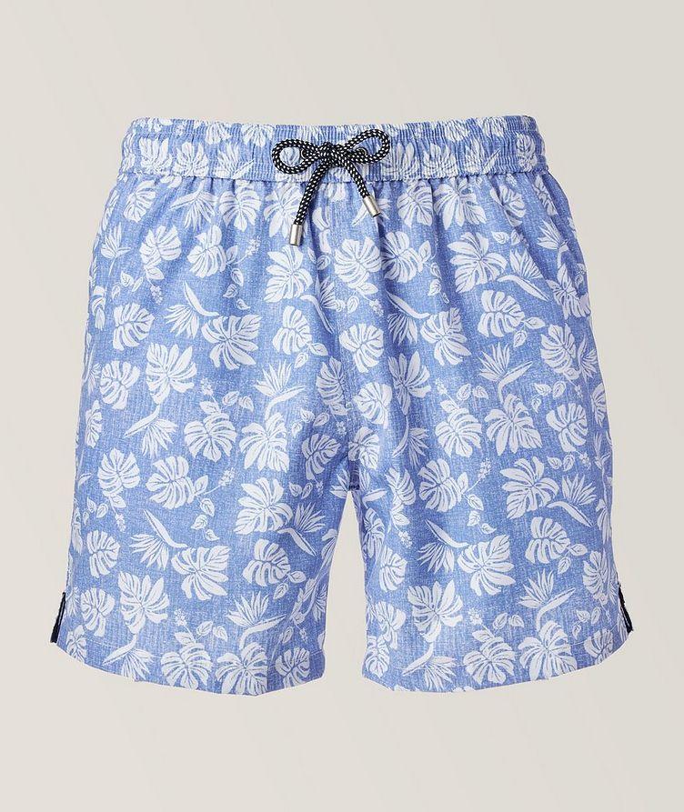 Botanical Leaves Polyamide Swim Shorts image 0