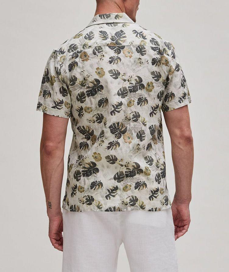 Botanical Leaves Linen Sport Shirt  image 2