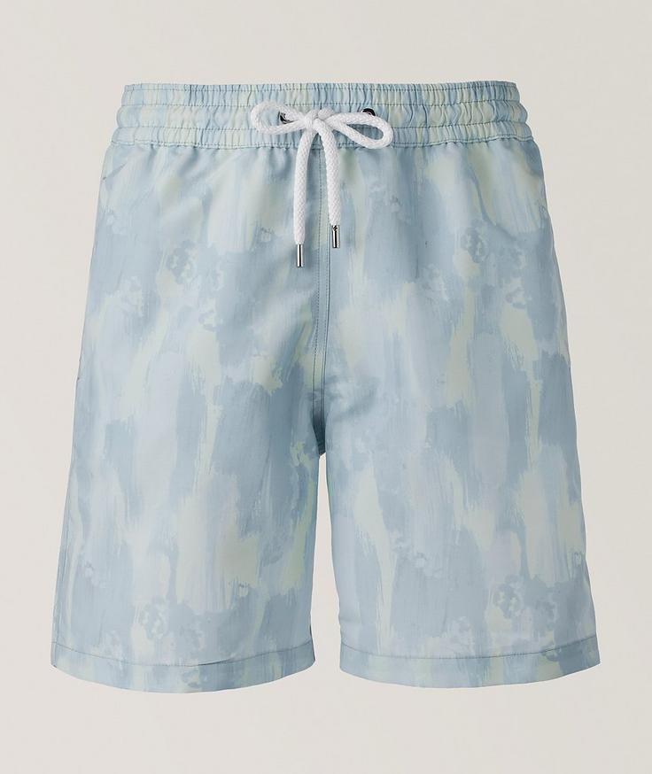 Frescobol Carioca Short de bain à motif ondulé