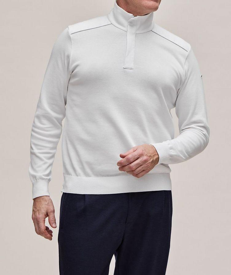 Fresco Cotton Quarter-Zip Sweater image 1