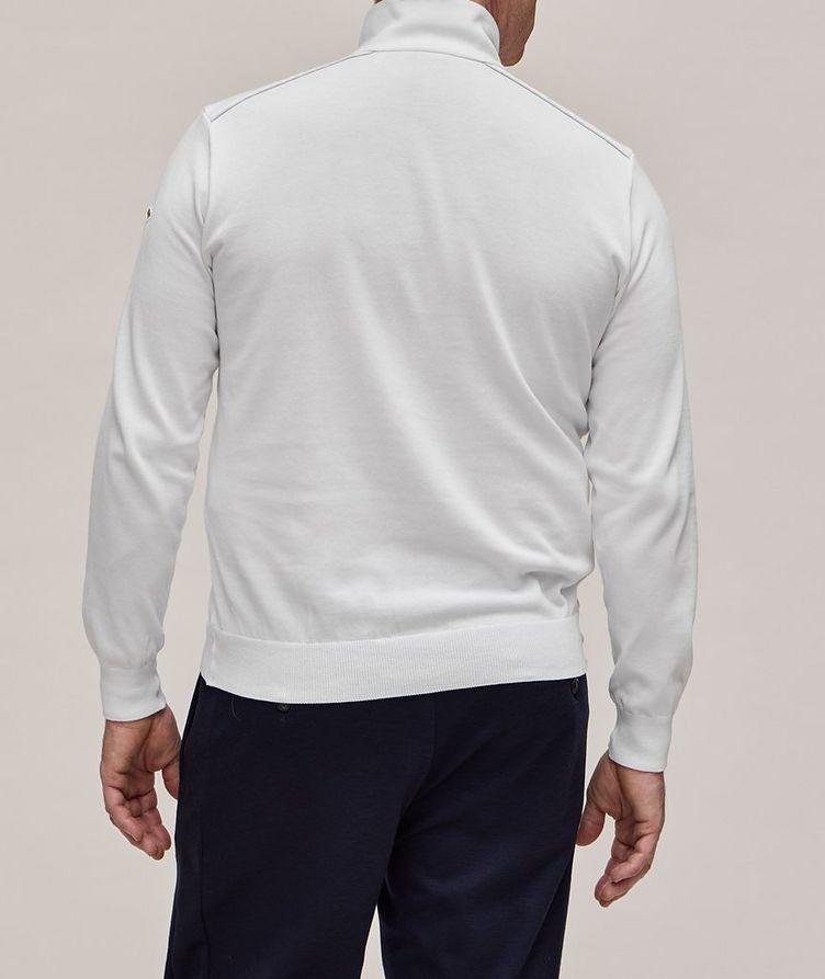 Fresco Cotton Quarter-Zip Sweater image 2