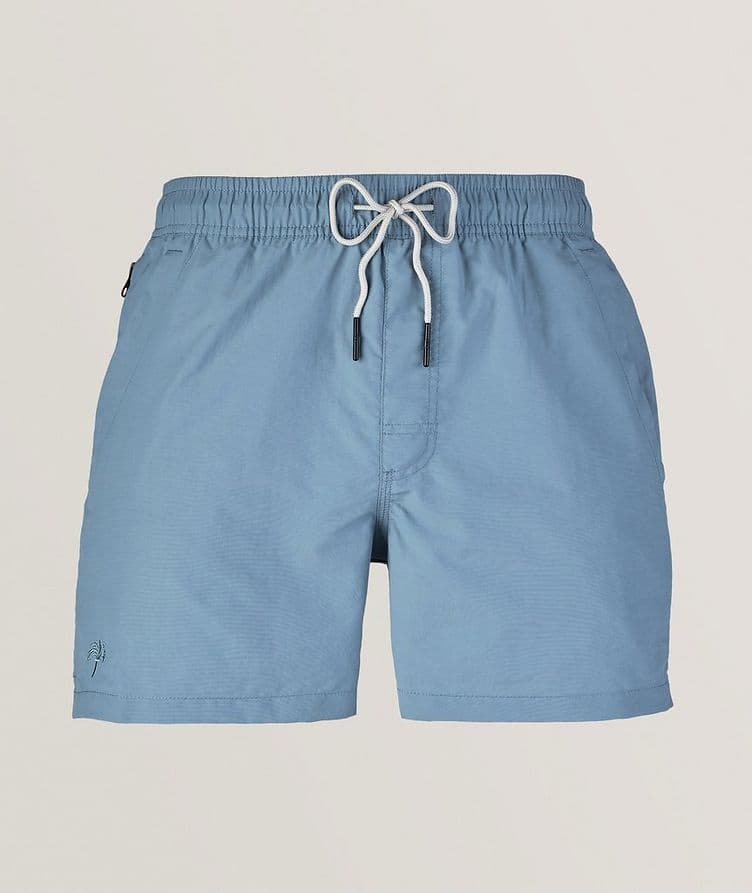 Short de bain uni en nylon image 0