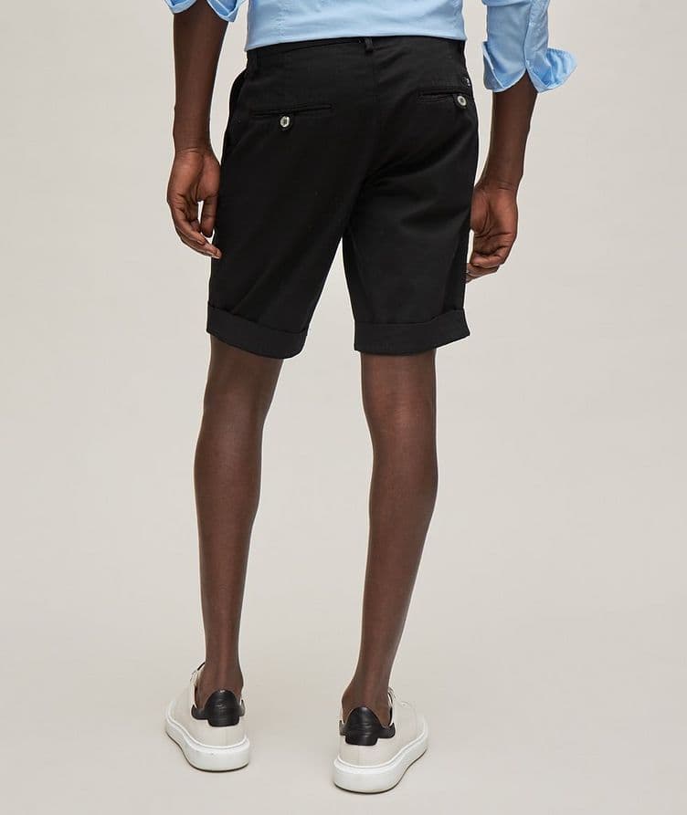 Solid Torino Stretch-Cotton Bermuda Shorts image 5