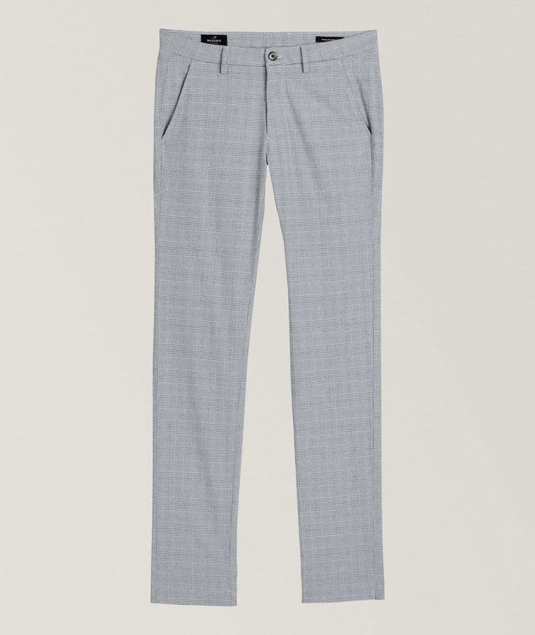 Torino Glen Check Twill Stretch-Cotton Chinos image 0