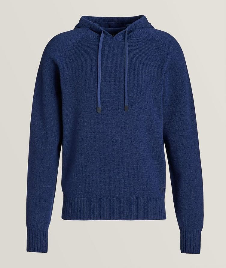 Seamless Cashmere Hooded Sweater  image 0